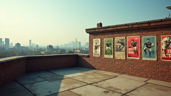 Transformez votre toit avec des posters rugby inspirants